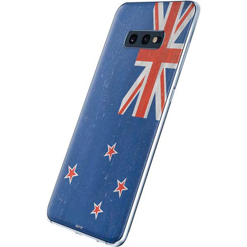New Zealand Flag Distressed Galaxy S10e Skin